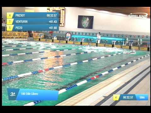 Serie 9 dei 100 Stile Libero  Assoluti Femmine Master - Campionati Regionali Masters 2014 di Veneto