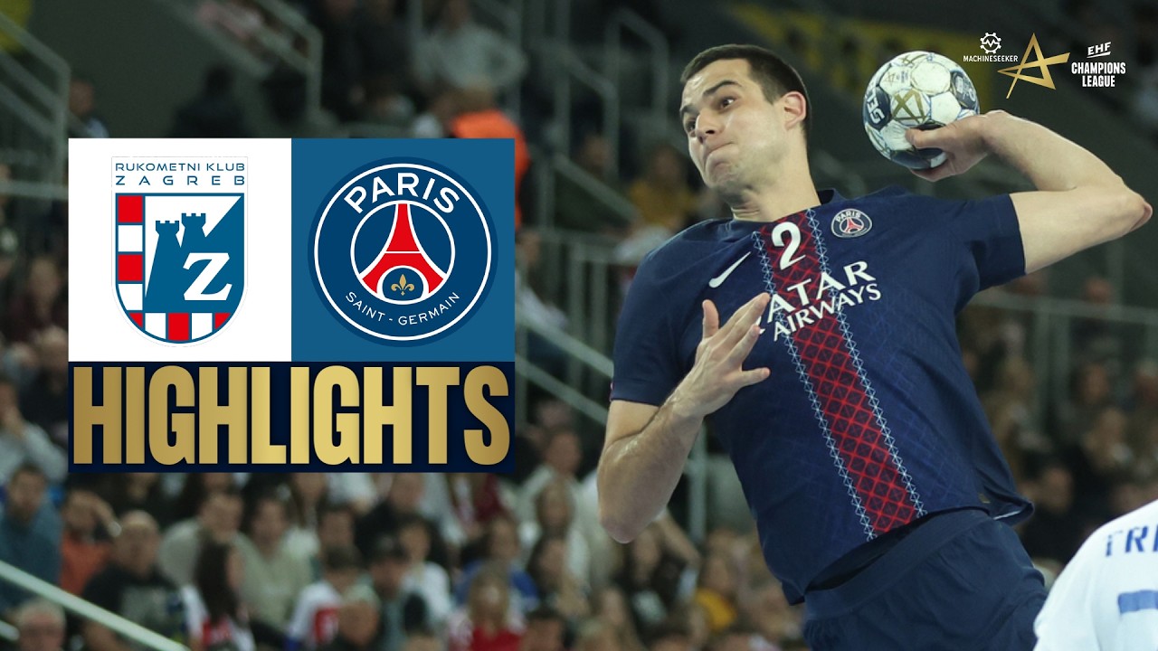 HC Zagreb vs Paris Saint-Germain | Highlights | EHF Champions League Men 2025/26