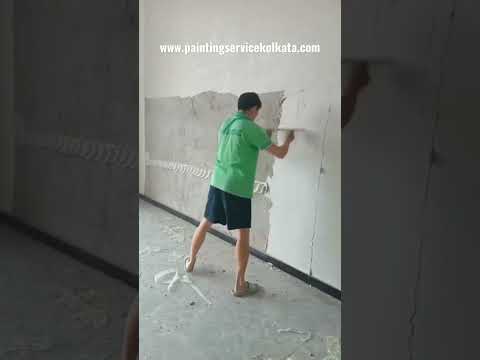 how to putty apply wall