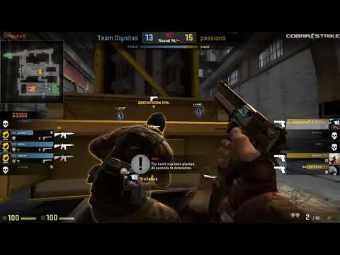 Brollan deagle ace to win map vs dignitas (CSGO STREAM HIGHLIGHT)