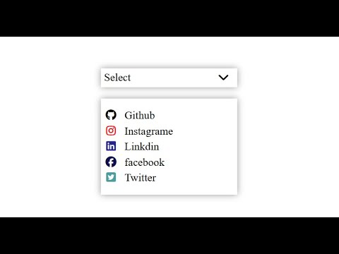 How to Create a Custom Dropdown Select Menu | HTML CSS