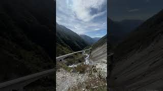 Otira Viaduct, New Zealand #transport #bridge #shorts #ytshorts #explore #newzealand #brianeno #wow