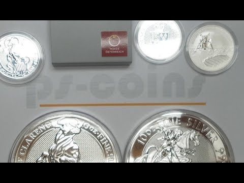 Unboxing moderne Silber-Unzen #007 - Paket von PS-Coins + BONUS