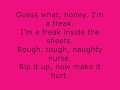 Ima Monster-Blood On The Dance Floor lyrics