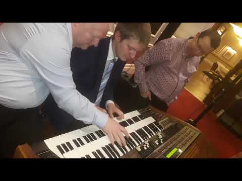 Florian Hutter getting a helping hand