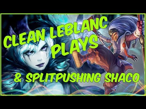 Clean LeBlanc on Challenger | How to splitpush with Shaco