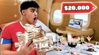 BUYING THE MOST EXPENSIVE PLANE TICKET AT THE AIRPORT ($20,000)