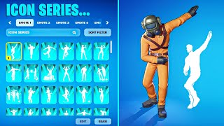 ALL ICON SERIES DANCE & EMOTES IN FORTNITE!