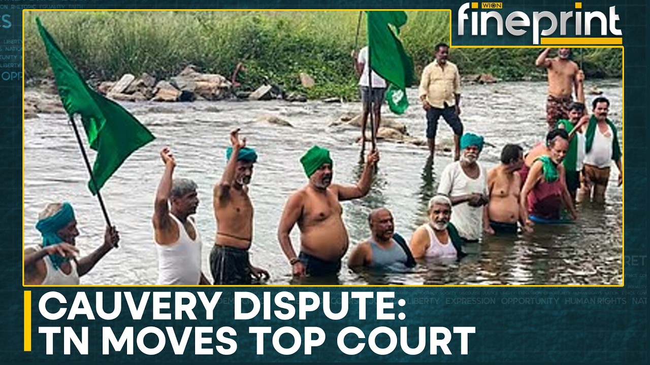 Cauvery Water Row: DMK Leaders Stage Massive Demonstration In Thanjavur  | WION Fineprint