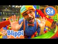 Blippi Visits EVERY Indoor Playground In America 3 HOURS OF BLIPPI TOYS