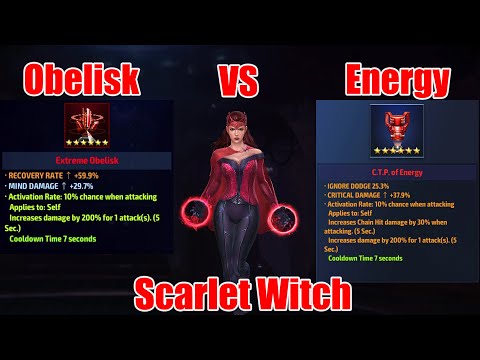 Scarlet Witch Obelisk vs CTP of Energy Comparison! (MFF)