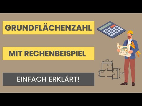 Site coverage ratio (GRZ) + example calculation | explained simply