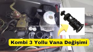 Kombi Üç Yollu Vana Arızası Step Motor kontrolü