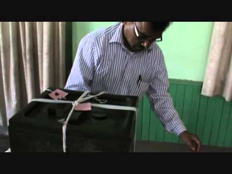 Sealing ballot box(after poll)
