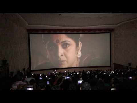 Bahubali2:The conclusion Trailer theatrical response in Bramarambhika theatre Kukatpally Hyderabad