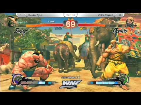 SSF4AE Snake Eyez vs Veloc1raptor - WNF 3.12 HD
