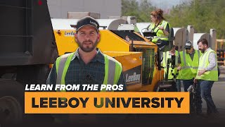 Hands On Training: LeeBoy University for the Paving Professional