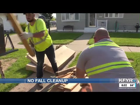 Bismarck fall clean-up curbside collection discontinued