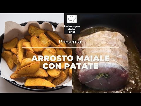 Come preparare l'arrosto di maiale con patate - ricetta facile