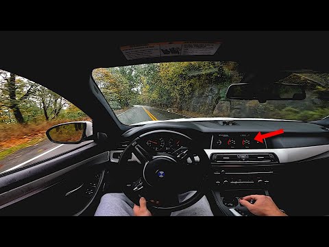 TUNED BMW M5 ⚠️slippery when wet ⚠️ POV DRIVE  (GOPRO HERO 12)