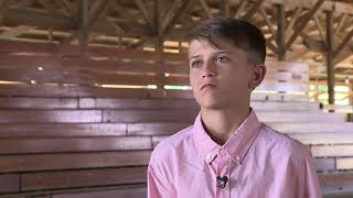 7th grader donates Huron County Fair livestock winnings of $15K to St. Jude