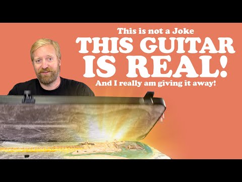 Fender made a HUGE MISTAKE! - this guitar IS REAL AND I'M REALLY GIVING IT AWAY!