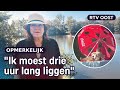 Model Nell is terug: naakt op luchtbed in de visvijver | RTV Oost