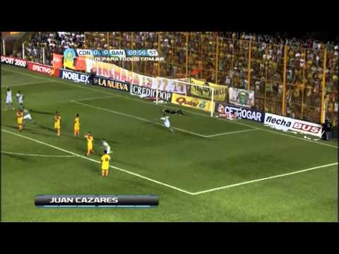 Gol de Cazares.Crucero 0 Banfield 1.Fecha 23.Torneo Primera B Nacional.Fútbol Para Todos