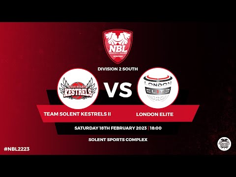 NBL2: Solent Kestrels v London Elite - 18.02.23