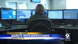 Enjoy donuts with dispatchers