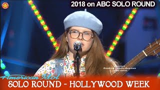Catie Turner sings Original song “Pity”  Solo Round Hollywood Week American Idol 2018