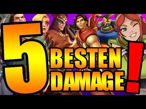 Paladins Deutsch - TOP 5 DAMAGE CHAMPIONS in PALADINS!