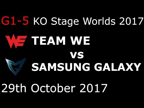 WE vs SSG Game 1-5 FULL HIGHLIGHTS 2017 WORLDS SEMIFINALS