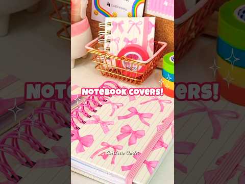 Notebook covers! 🍨🔮#shorts #aesthetic #notebook #cover #art #subscribe #trending #ideas #design