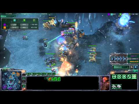 StarCraft 2 - SC315 - jimpo (T) vs Adelscott (P) on Xel'Naga Caverns Part 2
