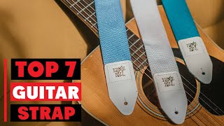 7 Best Guitar Straps for Comfort and Style