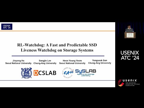USENIX ATC '24 - RL-Watchdog: A Fast and Predictable SSD Liveness Watchdog on Storage Systems