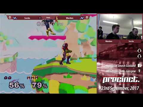 Precinct September - Warden (C.Falcon) Vs. Socks (Samus) Melee Pools