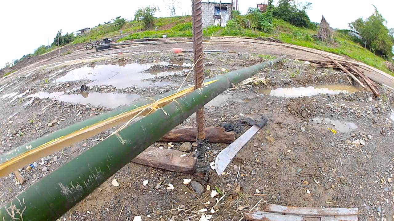 How To Split A Bamboo Pole