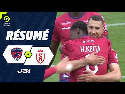 CLERMONT FOOT 63 - STADE DE REIMS (4 - 1) - Highlights - (CF63 - SdR) / 2023-2024