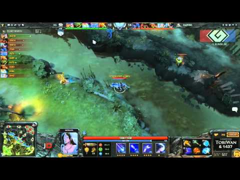Team Empire vs Evil Geniuses Game 3 Part 2 - DOTA 2 G-League Euro Qualifier - TobiWan & 1437