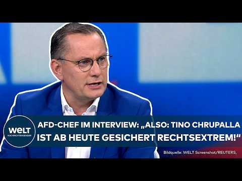 TINO CHRUPALLA: Verfassungsschutz erklärt AfD als gesichert rechtsextrem! Chrupalla im Interview