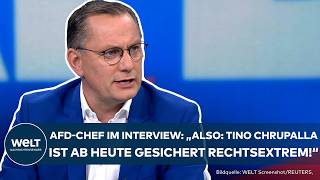 TINO CHRUPALLA: Verfassungsschutz erklärt AfD als gesichert rechtsextrem! Chrupalla im Interview
