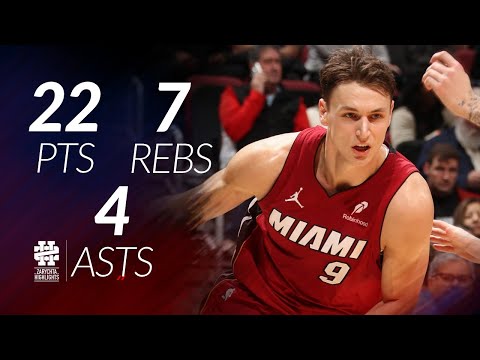 Pelle Larsson 22 pts 7 rebs 4 asts vs Bulls 25/26 season