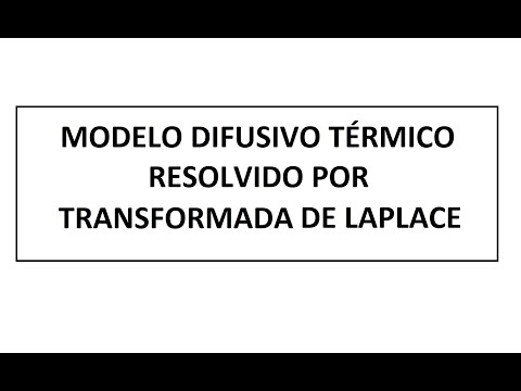 O modelo difusivo térmico resolvido por Transformada de Laplace