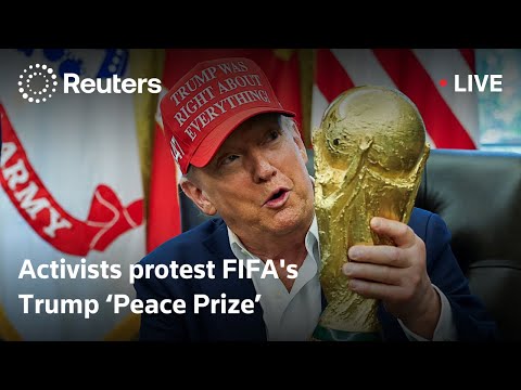Video | LIVE: Human rights groups protest FIFA awarding 'Peace Prize' to President Trump
