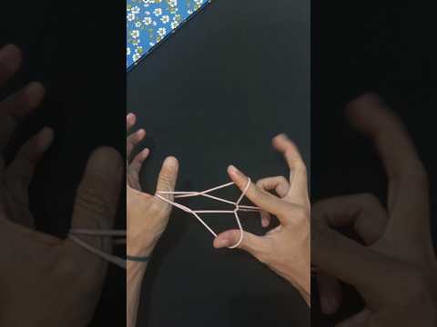 making A Fighter Jet with string figure #shorts