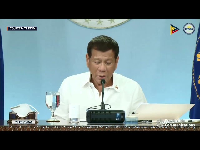 Duterte: ‘Gusto ko na umiyak sa harap ninyo’