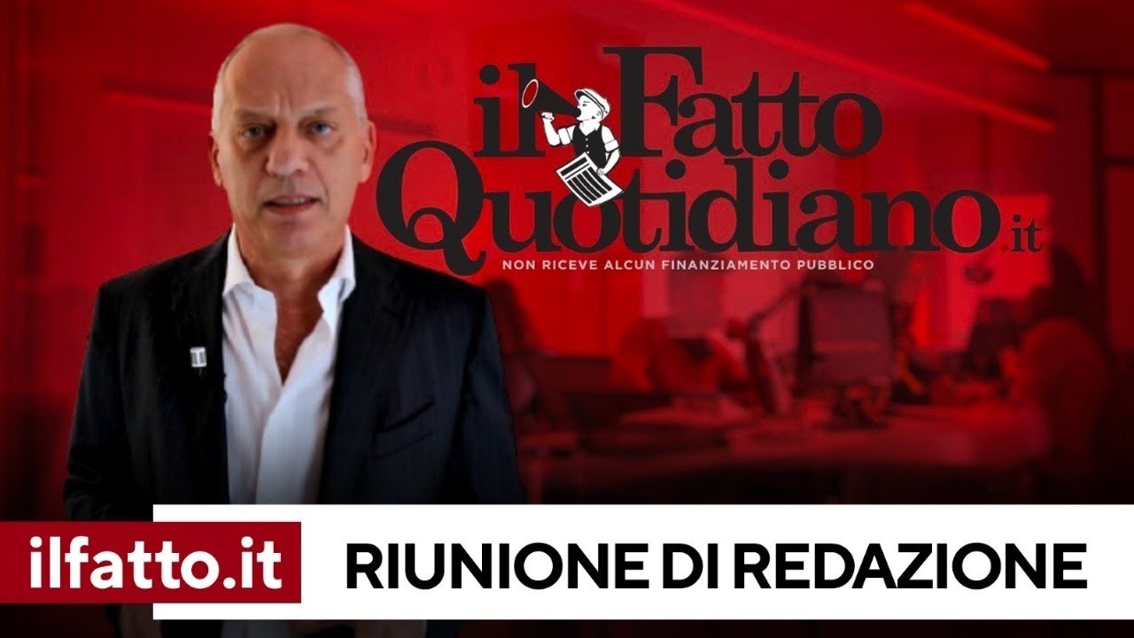 La riunione din redazione in diretta streaming