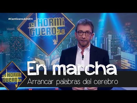 Pablo Motos en un experimento mental, 'Arrancar una palabra del cerebro' - El Hormiguero 3.0